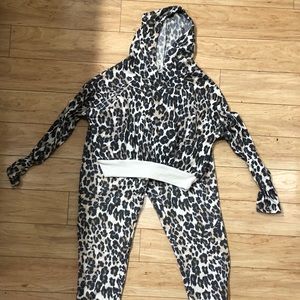 BP Cheetah Print Lounge Set